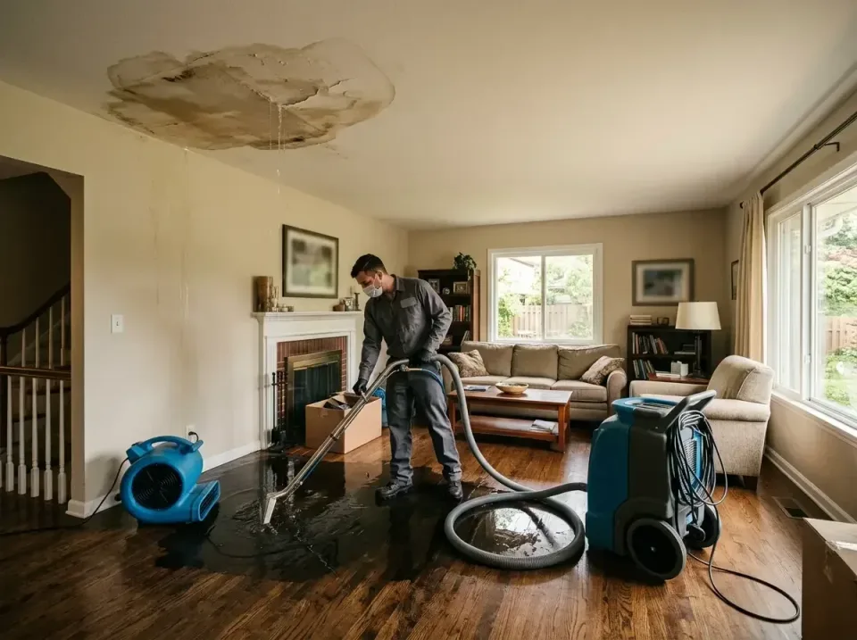attic-pipe-burst-ceiling-drip-008 — frequently asked questions, Water Damage Restoration & Carpet Care in Monona, WI